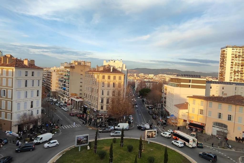 Vue Mer Et Et Notre Dame Centre Ville Avec Balcon Et Parking Marseille Eksteriør billede